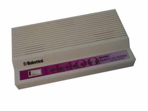 A modem with slow internet connection